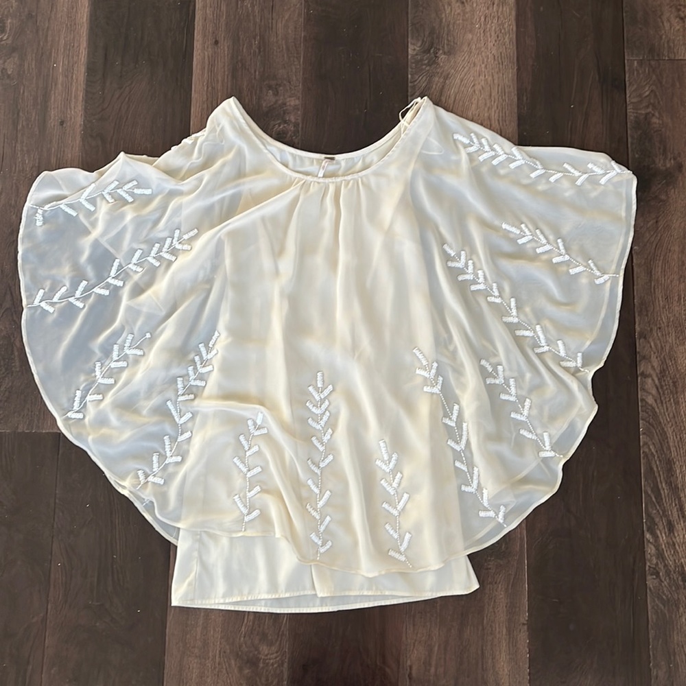 Vintage beaded free people dress.